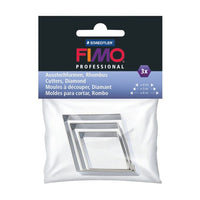 FIMO Set of 3 Diamond Cutters