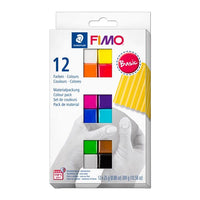 FIMO Soft Basic Colors Polymer Clay Set, 12x25 g