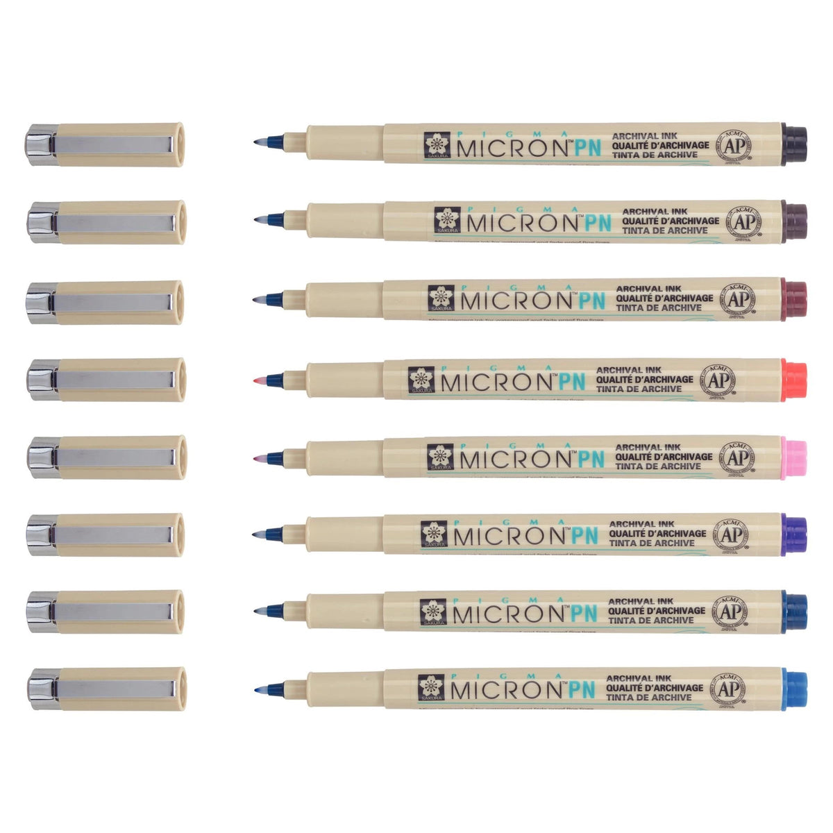 Fineliner Set Sakura Pigma Micron PN - 8 pcs