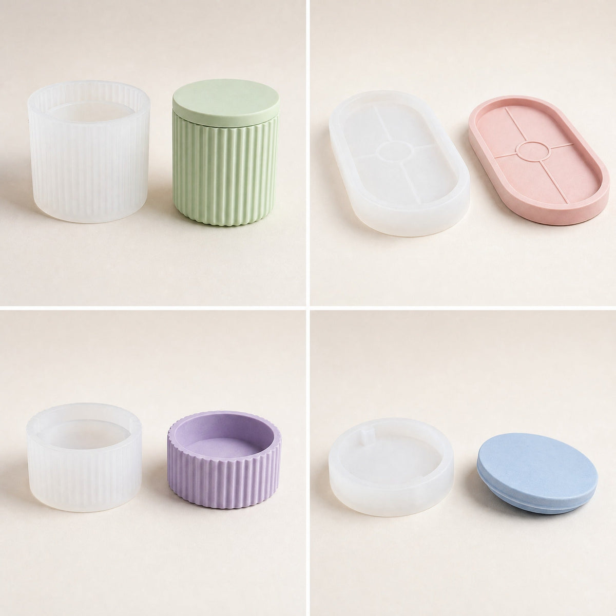 Flexible Silicone Casting Mold for Home Decor