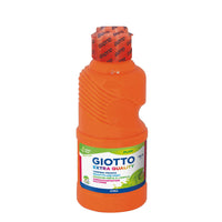 Fluorescent Poster Paint GIOTTO Extra Quality Fluo 250 ml – orange