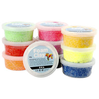Foam Clay Modeling Clay Set, 10 x 35 g