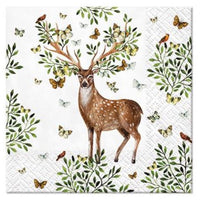 Forest Antlers Cocktail Decoupage Napkin - 1 pc