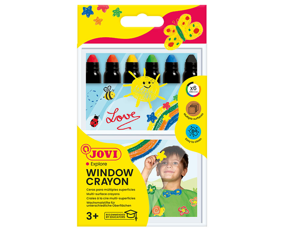 Gel Crayons for Glass JOVI Jovidecor Glass – set of 6 pcs