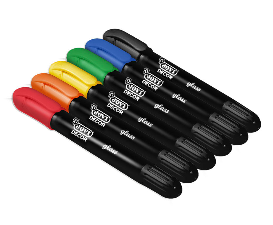 Gel Crayons for Glass JOVI Jovidecor Glass – set of 6 pcs