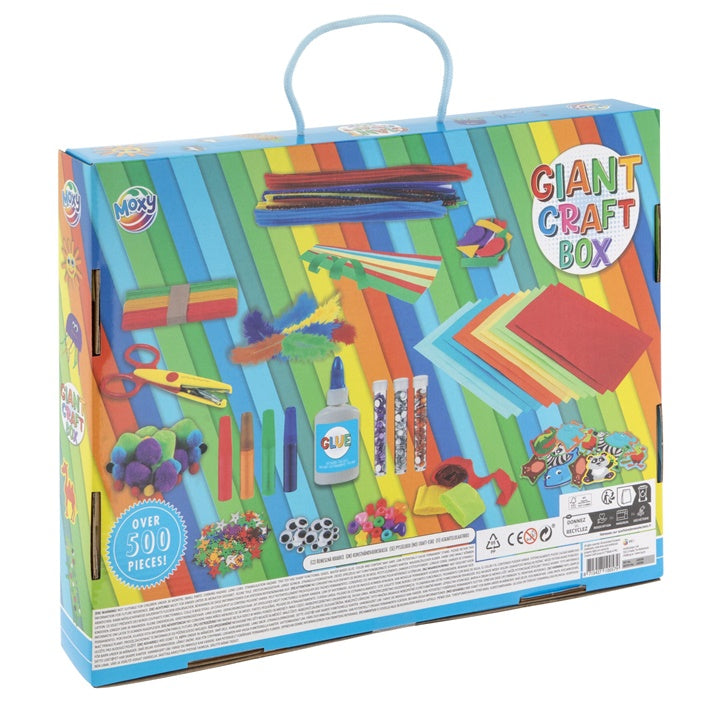 Giant Craft Box Craft Set, 500 Pieces, Blue