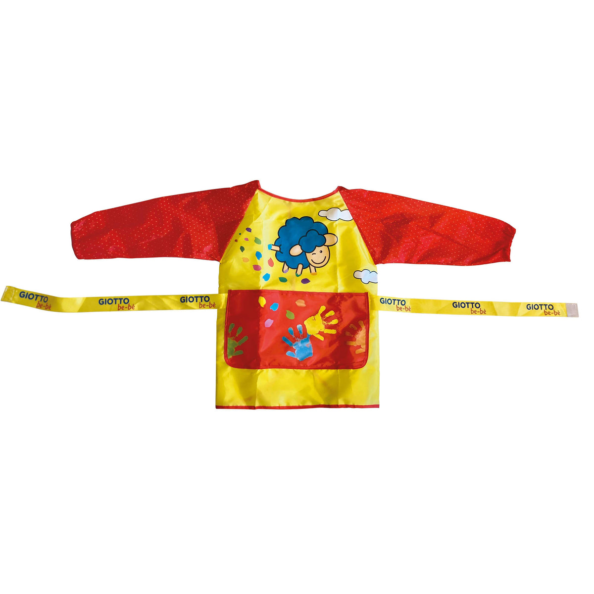 GIOTTO be-bè Kids Painting Apron with Sleeves (Ages 2–5)