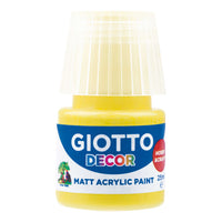 GIOTTO Decor Matt Acrylic Paint 25 ml – yellow