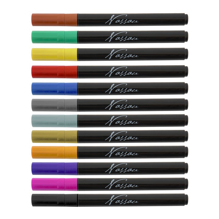 Glass and Porcelain Marker Set of 12 — image 2