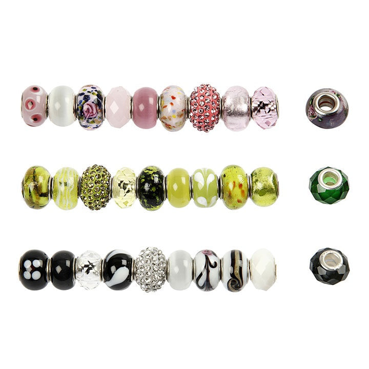 Glass Beads - 10 pcs | various colors