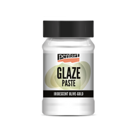 Glaze Paste Pentart Junior Paints 100 ml – iridescent olive-gold