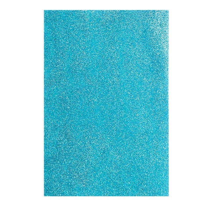 Glitter Decorative Self-Adhesive EVA Sheet, 20 x 30 cm | various colors — image 1