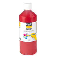 Glossy Polyvinyl Paint Creall Gloss 500 ml – dark red
