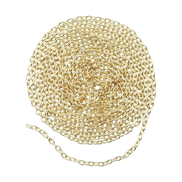 Gold-plated chain 2 mm x 2 m — image 6