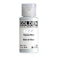 GOLDEN Fluid Acrylic Paint 118 ml – 2380 titanium white