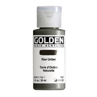 GOLDEN Fluid Acrylic Paint 30 ml – 2350 raw umber