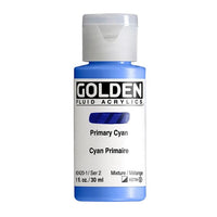 GOLDEN Fluid Acrylic Paint 30 ml – 2420 cyan