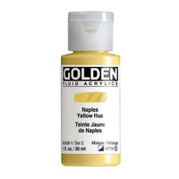 GOLDEN Fluid Acrylic Paint 30 ml – 2438 Naples yellow hue