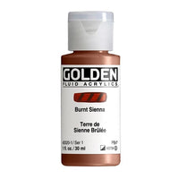 GOLDEN Fluid Acrylic Paint 30 ml – 2020 burnt sienna