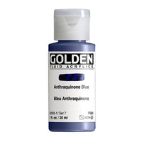 GOLDEN Fluid Acrylic Paint 30 ml – 2005 anthraquinone blue