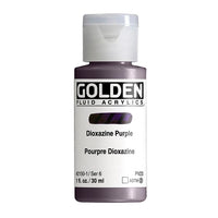 GOLDEN Fluid Acrylic Paint 30 ml – 2150 dioxazine violet