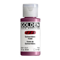 GOLDEN Fluid Acrylic Paint 30 ml – 2330 quinacridone violet