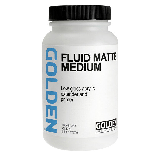 GOLDEN Fluid Matte Medium liquid acrylic medium