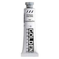 GOLDEN Heavy Body Interference Acrylic Paint, 148 ml – 4050 green