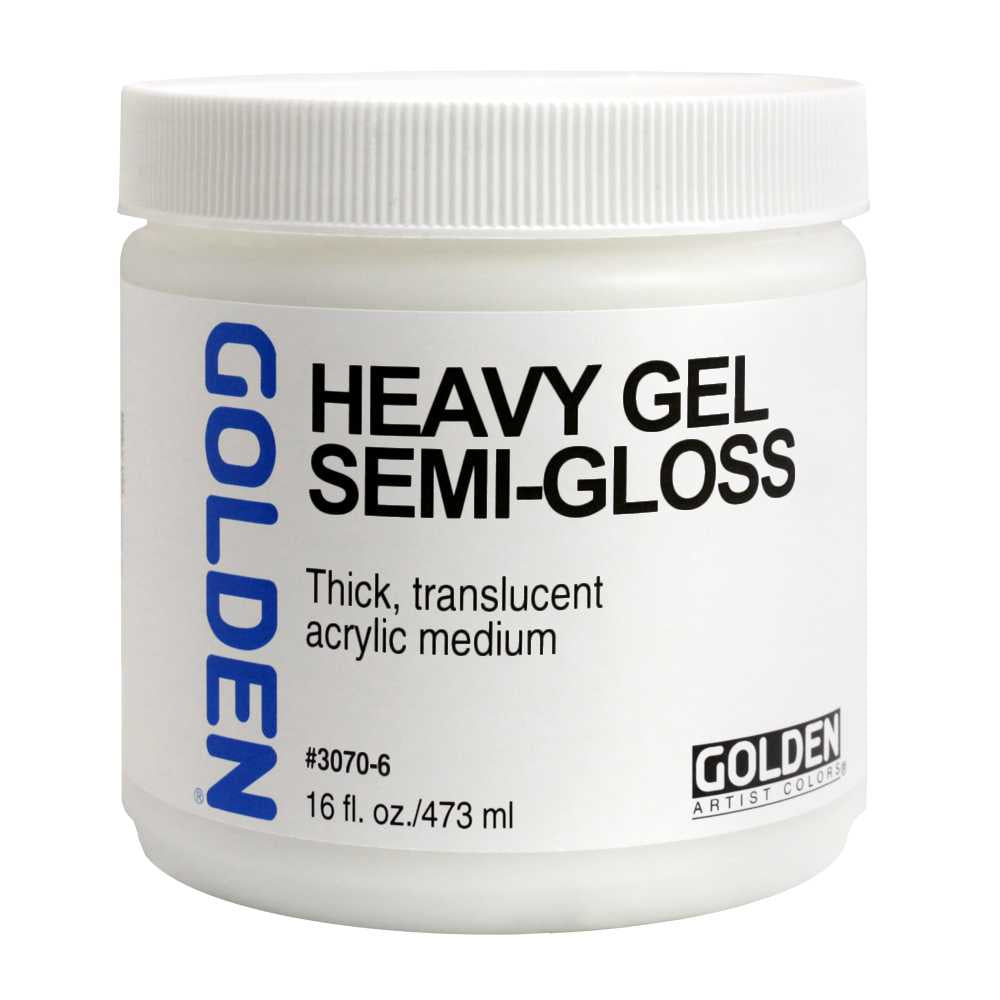 GOLDEN Heavy Gel Semi-Gloss acrylic gel medium