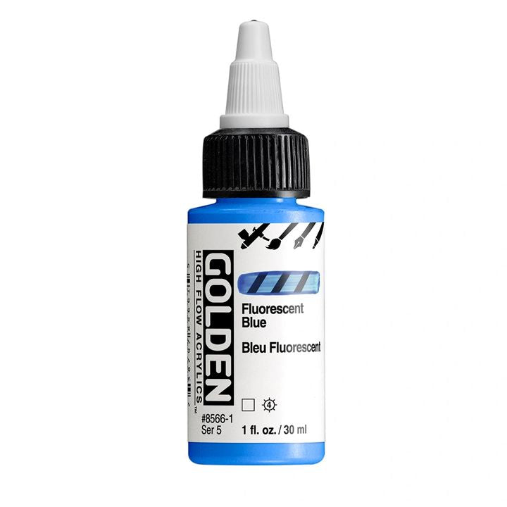 GOLDEN High Flow Fluorescent Acrylic Paint, 30 ml | various shades — image 4
