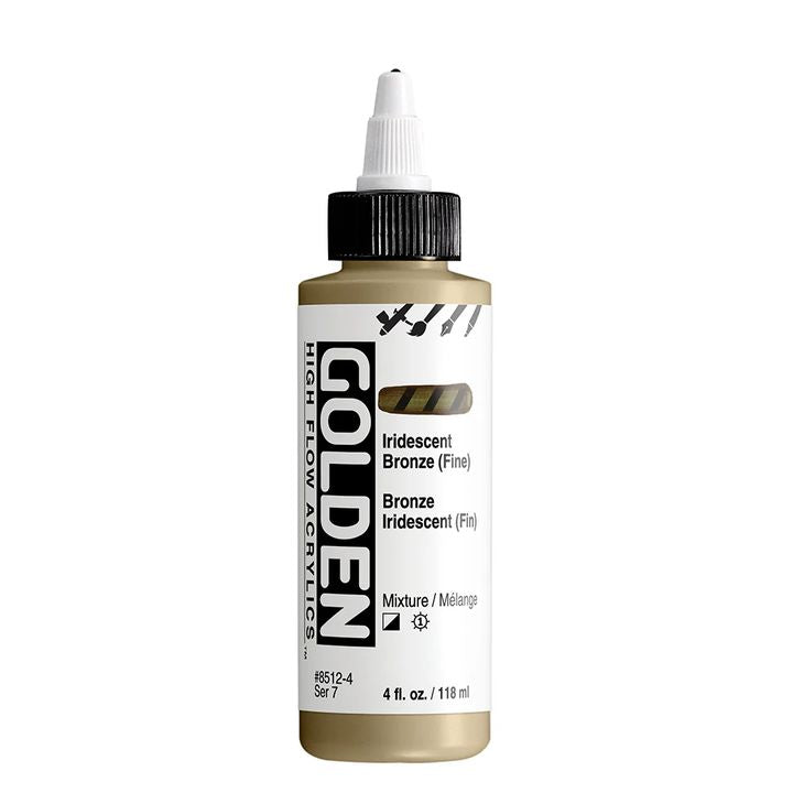 GOLDEN High Flow Iridescent Acrylic Paint, 118 ml | various shades — image 2