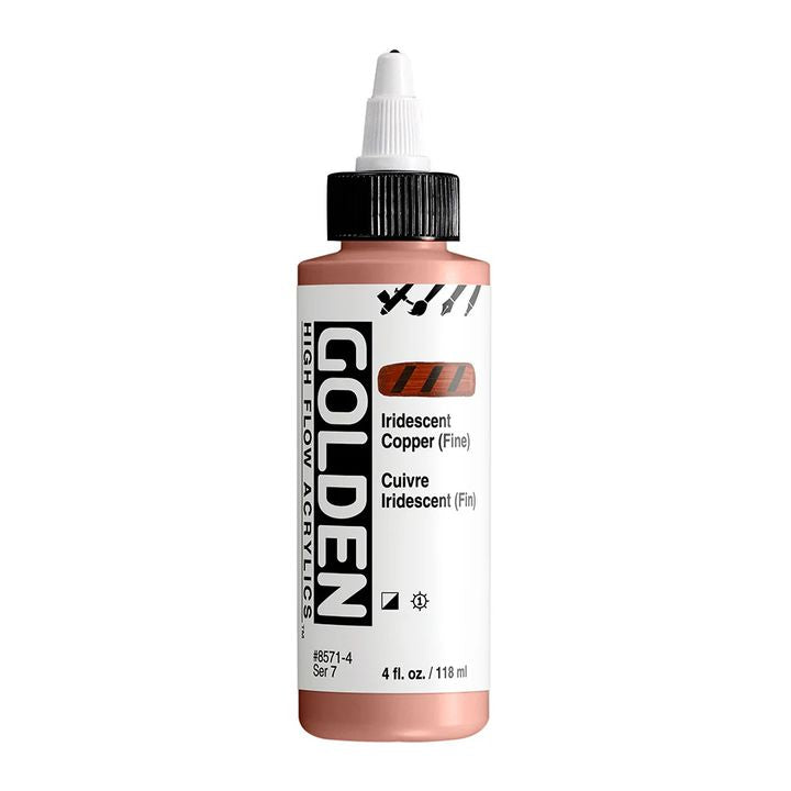 GOLDEN High Flow Iridescent Acrylic Paint, 118 ml | various shades — image 4