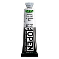 GOLDEN OPEN Slow-Drying Acrylic Paint, 59 ml – 7250 Permanent Green Light