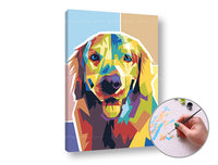 GOLDEN RETRIEVER Paint by Numbers | Low Difficulty — image 3