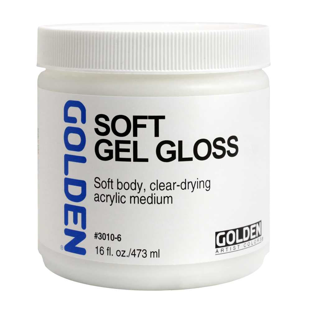GOLDEN Soft Gel Gloss Acrylic Medium