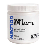 GOLDEN Soft Gel Matte acrylic medium 237 ml