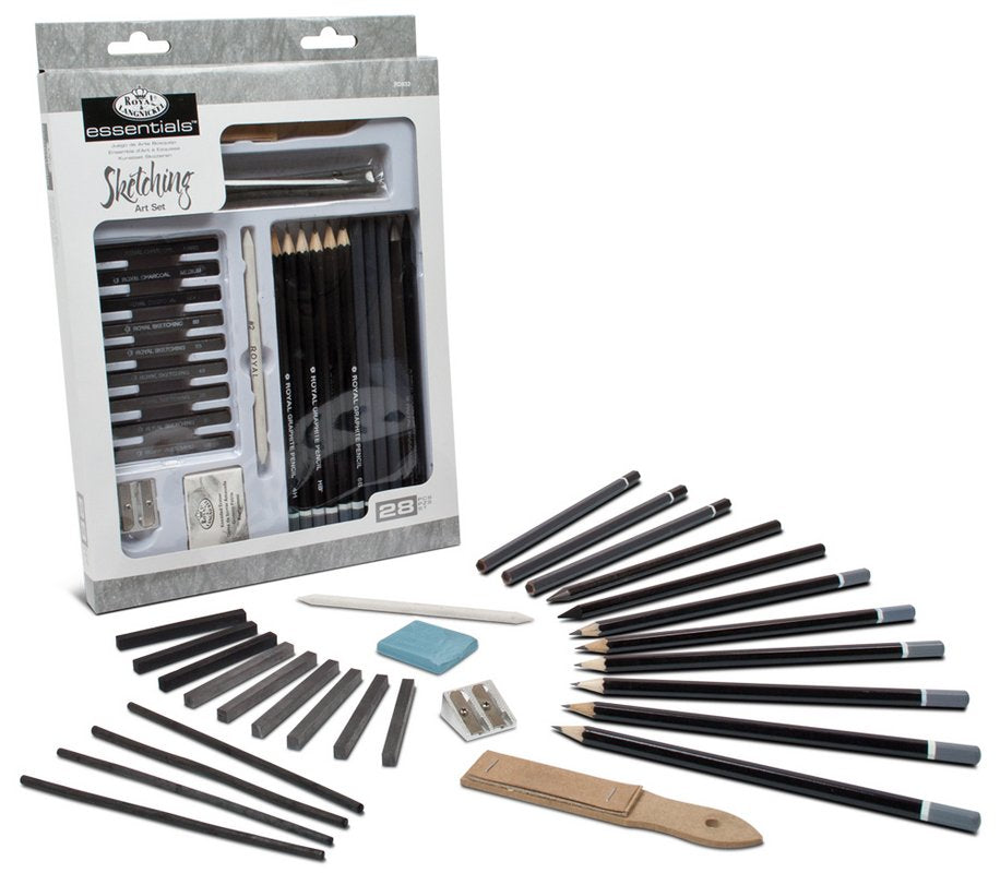 Graphite Sketching Set, Paper Box