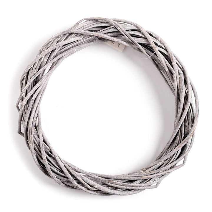 Gray Wicker Wreath | various sizes — image 1