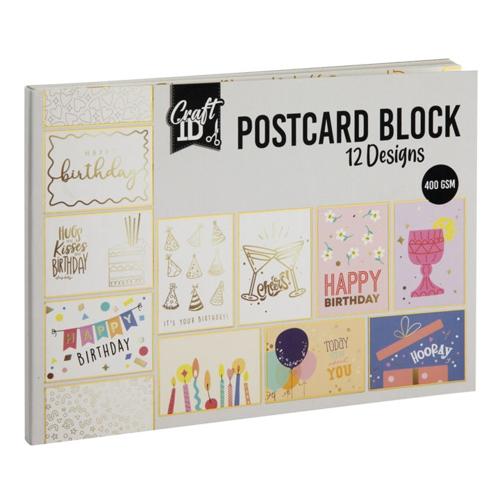 Greeting Card-Making Pad 17.6 x 12.5 cm, 12 Designs | various types — image 1