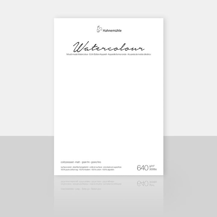 Watercolor Paper Watercolour 640 56 x 76 cm by Hahnemühle – hot pressed