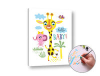 HELLO BABY Paint by Numbers | Low Difficulty — image 1