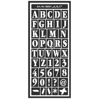 Home Design ABC Stencil