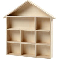 House-Shaped Shelving Unit