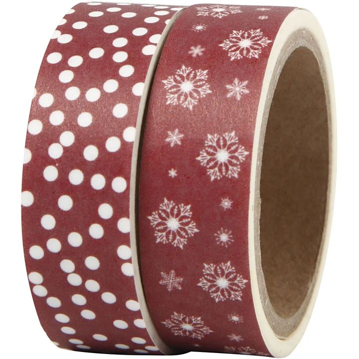 Ice Crystals and Dots Washi Tape Set