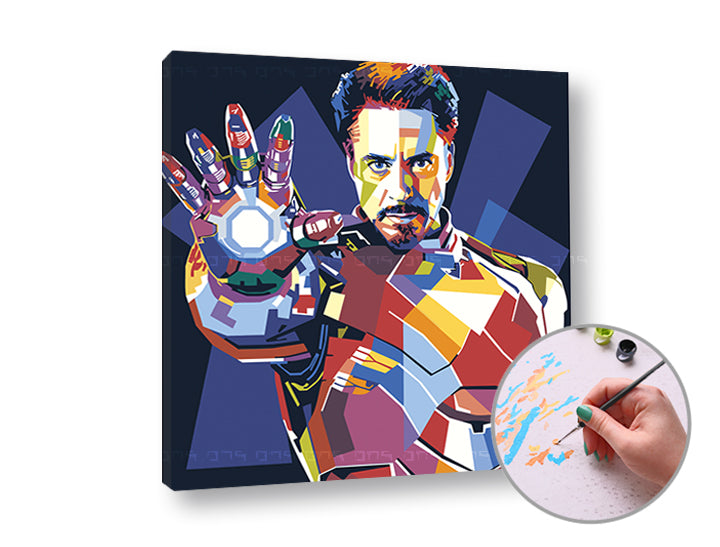 IRONMAN Paint by Numbers | Low Difficulty, Image 3