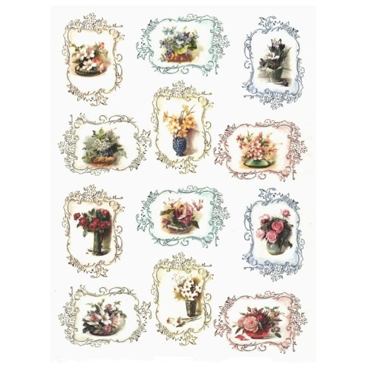 ITD A4 Rice Paper – Flowers in Frames