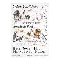 ITD Home Sweet Home A4 Rice Paper