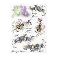 ITD Rice Paper A4 - Bouquets