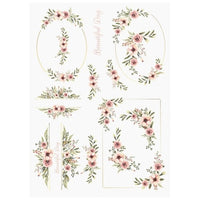 ITD Rice Paper A4 – Floral Frames 3