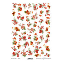 ITD A4 Rice Paper – Poppy Buds